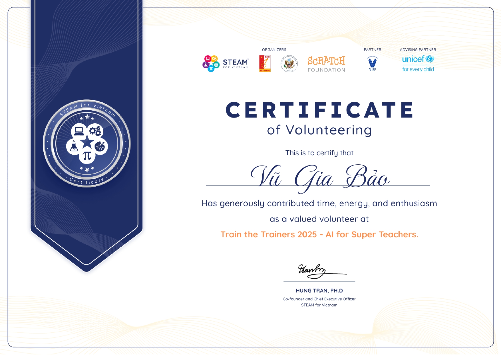 STEAM for Vietnam Train the Trainers 2025 - AI for Super Teachers